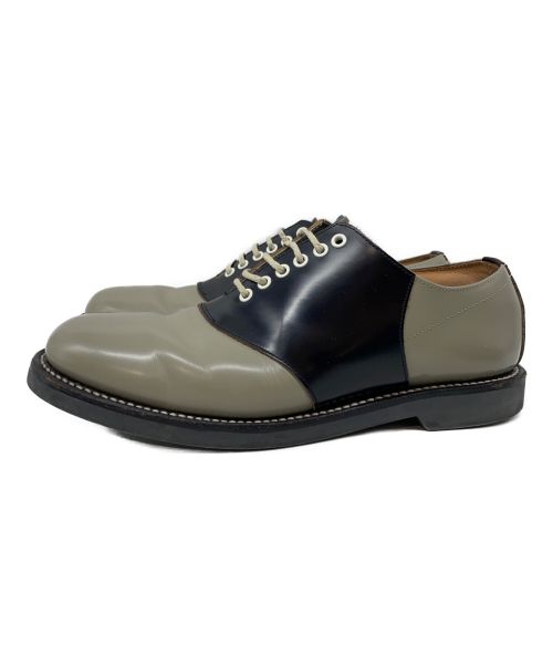 REGAL（リーガル）REGAL (リーガル) レザー ドレスシューズ グレー×ブラック サイズ:27の古着・服飾アイテム