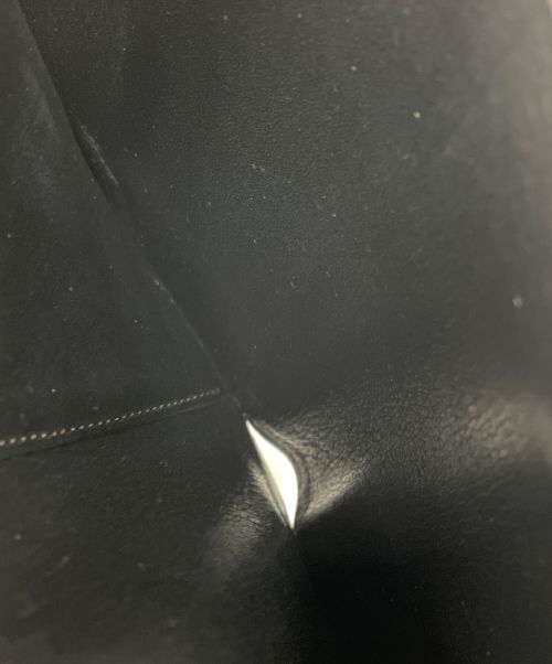 WILDSWANS（ワイルドスワンズ）WILDSWANS (ワイルドスワンズ) レザー三つ折り財布 ブラックの古着・服飾アイテム