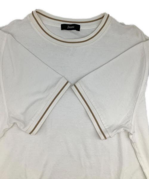 HERNO（ヘルノ）HERNO (ヘルノ) 半袖カットソー ホワイト サイズ:48の古着・服飾アイテム