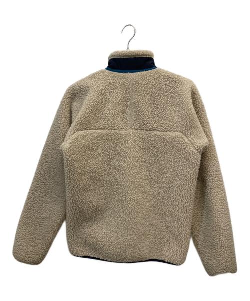 Patagonia（パタゴニア）Patagonia (パタゴニア) クラシックレトロXジャケット アイボリー×ネイビー サイズ:Sの古着・服飾アイテム