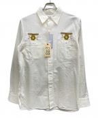 oaxacaオアハカ）の古着「長袖刺繍シャツ」｜アイボリー