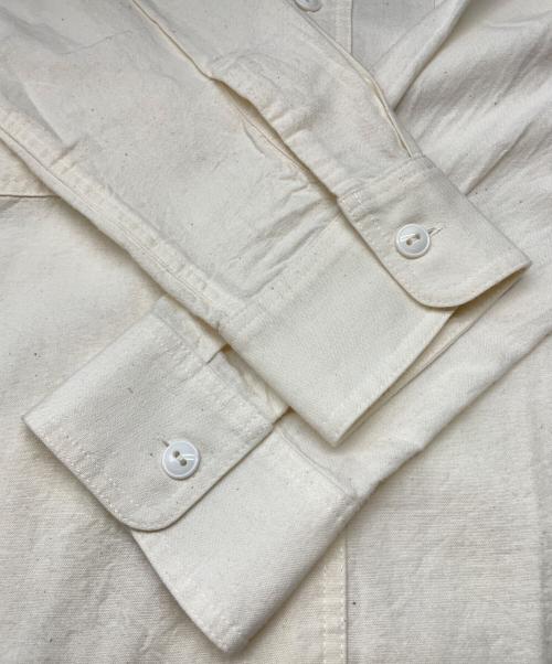 oaxaca（オアハカ）oaxaca (オアハカ) 長袖刺繍シャツ アイボリー サイズ:Mの古着・服飾アイテム