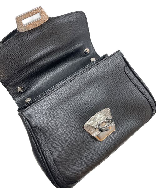 Salvatore Ferragamo（サルヴァトーレ フェラガモ）Salvatore Ferragamo (サルヴァトーレ フェラガモ) ショルダーバッグ ブラックの古着・服飾アイテム