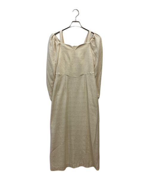 JILL STUART（ジルスチュアート）JILL STUART (ジルスチュアート) ツイードペンシルラインドレス ホワイト サイズ:2の古着・服飾アイテム