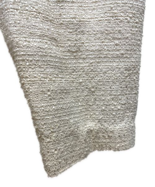 JILL STUART（ジルスチュアート）JILL STUART (ジルスチュアート) ツイードペンシルラインドレス ホワイト サイズ:2の古着・服飾アイテム