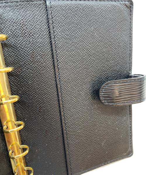 LOUIS VUITTON（ルイ ヴィトン）LOUIS VUITTON (ルイ ヴィトン) 手帳カバー エピ アジェンダ PM ノワール ブラックの古着・服飾アイテム
