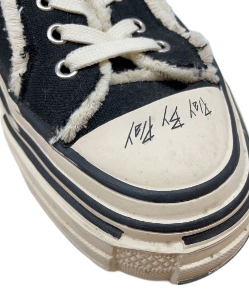 XVESSEL（ヴァネス・ウー）XVESSEL (ヴァネス・ウー) キャンバススニーカー ブラック サイズ:43の古着・服飾アイテム