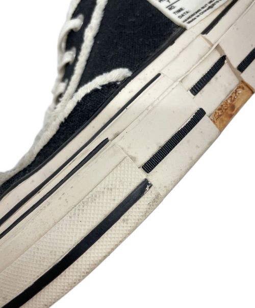 XVESSEL（ヴァネス・ウー）XVESSEL (ヴァネス・ウー) キャンバススニーカー ブラック サイズ:43の古着・服飾アイテム