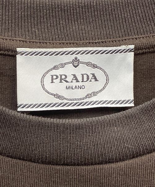 PRADA（プラダ）PRADA (プラダ) ショート丈カットソー ブラック サイズ:XSの古着・服飾アイテム