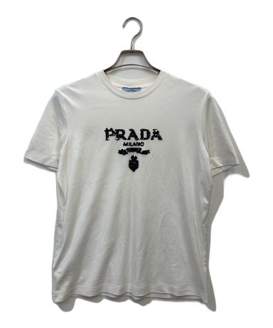 中古・古着通販】PRADA (プラダ) 半袖カットソー ホワイト サイズ:M