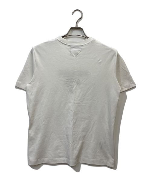PRADA（プラダ）PRADA (プラダ) 半袖カットソー ホワイト サイズ:Mの古着・服飾アイテム