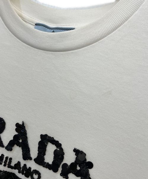 PRADA（プラダ）PRADA (プラダ) 半袖カットソー ホワイト サイズ:Mの古着・服飾アイテム
