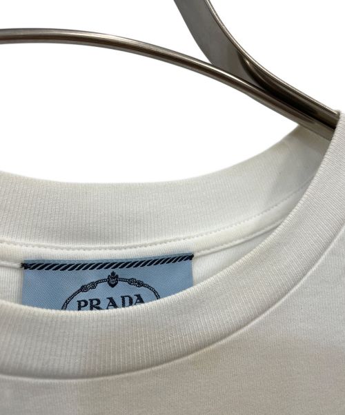 PRADA（プラダ）PRADA (プラダ) 半袖カットソー ホワイト サイズ:Mの古着・服飾アイテム