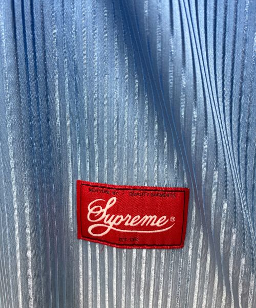 SUPREME（シュプリーム）SUPREME (シュプリーム) Gradient Mesh Stripe Jersey ブルー サイズ:Lの古着・服飾アイテム