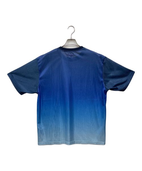 SUPREME（シュプリーム）SUPREME (シュプリーム) Gradient Mesh Stripe Jersey ブルー サイズ:Lの古着・服飾アイテム