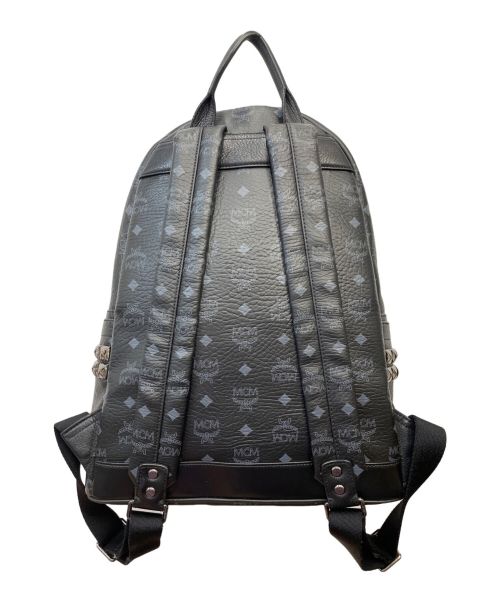 MCM（エムシーエム）MCM (エムシーエム) スタッズリュック ブラックの古着・服飾アイテム