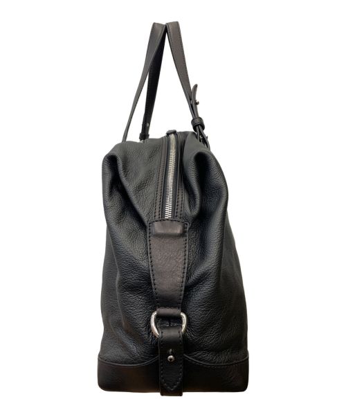 STEFANOMANO（ステファノマーノ）STEFANOMANO (ステファノマーノ) レザーボストンバッグ ブラックの古着・服飾アイテム