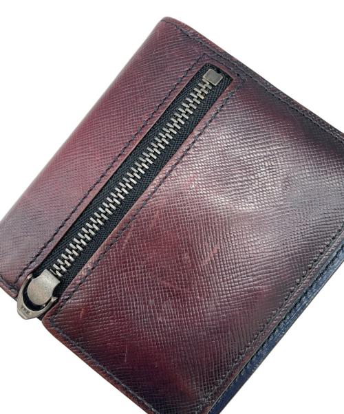 YUHAKU（ユハク）YUHAKU (ユハク) 2つ折り財布 ボルドーの古着・服飾アイテム