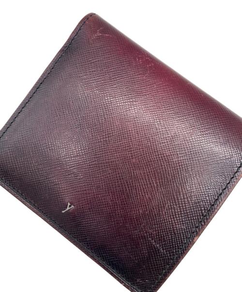 YUHAKU（ユハク）YUHAKU (ユハク) 2つ折り財布 ボルドーの古着・服飾アイテム