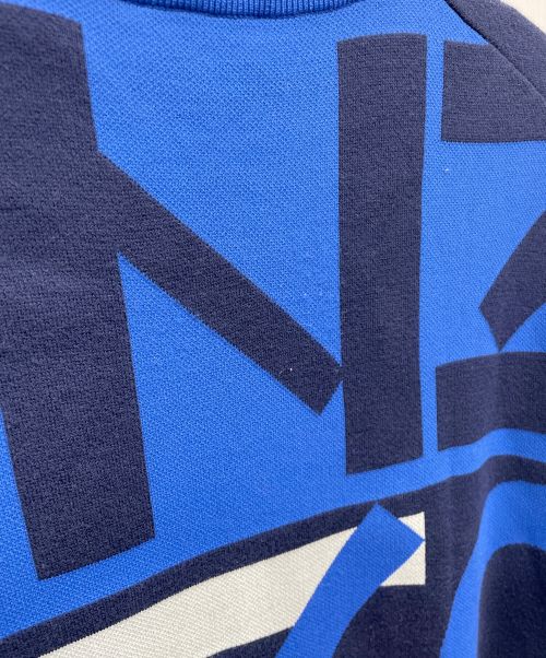 KENZO（ケンゾー）KENZO (ケンゾー) ロゴ総柄 クルーネックット ブルー サイズ:Mの古着・服飾アイテム