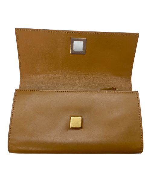 BOTTEGA VENETA（ボッテガベネタ）BOTTEGA VENETA (ボッテガベネタ) 長財布 ブラウンの古着・服飾アイテム