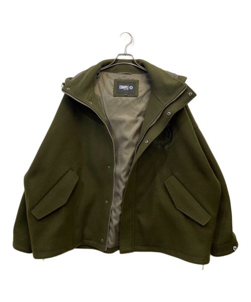 EXAMPLE（エグザンプル）EXAMPLE (エグザンプル) ハーフコート カーキ サイズ:Ｌの古着・服飾アイテム