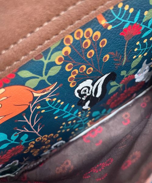 DISNEY（ディズニー）DISNEY (ディズニー) Lounge Fly (ラウンジフライ) リュック ブラウン×ネイビーの古着・服飾アイテム