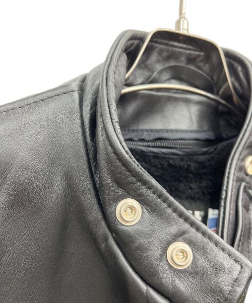 Schott（ショット）Schott (ショット) シングルライダースジャケット ブラック サイズ:34の古着・服飾アイテム