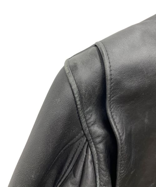 Schott（ショット）Schott (ショット) シングルライダースジャケット ブラック サイズ:34の古着・服飾アイテム
