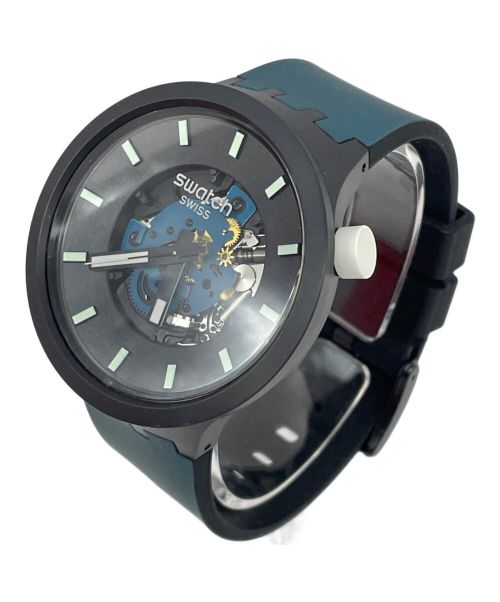 SWATCH（スウォッチ）SWATCH (スウォッチ) 腕時計 ブラックの古着・服飾アイテム