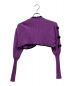 holiday (ホリデー) RIBBON CROPPED KNIT CARDIGAN パープル サイズ:ONE SIZE：9000円