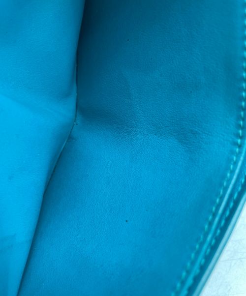 BOTTEGA VENETA（ボッテガベネタ）BOTTEGA VENETA (ボッテガベネタ) ブルーバイフォールドウォレット グリーンの古着・服飾アイテム