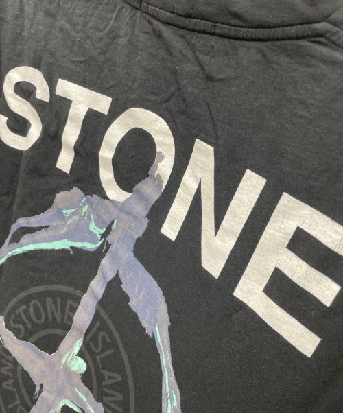 STONE ISLAND（ストーンアイランド）STONE ISLAND (ストーンアイランド) Tシャツ ブラック サイズ:Sの古着・服飾アイテム