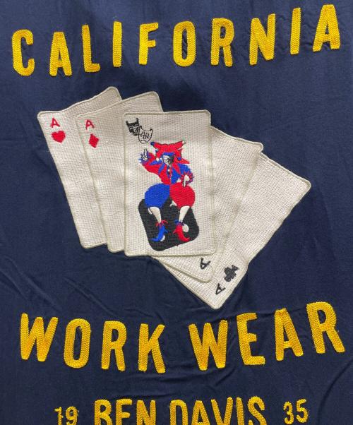 BEN DAVIS（ベンデイビス）BEN DAVIS (ベンデイビス) ボーリングシャツ ネイビー サイズ:Lの古着・服飾アイテム