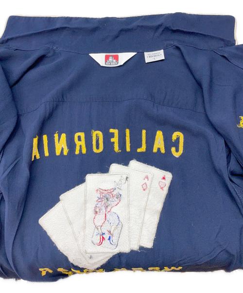BEN DAVIS（ベンデイビス）BEN DAVIS (ベンデイビス) ボーリングシャツ ネイビー サイズ:Lの古着・服飾アイテム