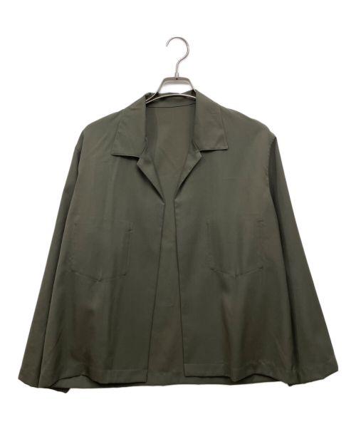 mb（エムビー）mb (エムビー) ハイエンド尾州ウールジャケット グリーン サイズ:Sの古着・服飾アイテム