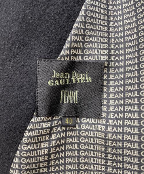 Jean Paul GAULTIER（ジャンポールゴルチェ）Jean Paul GAULTIER (ジャンポールゴルチェ) ウールチェスターコート ブラック サイズ:４０の古着・服飾アイテム