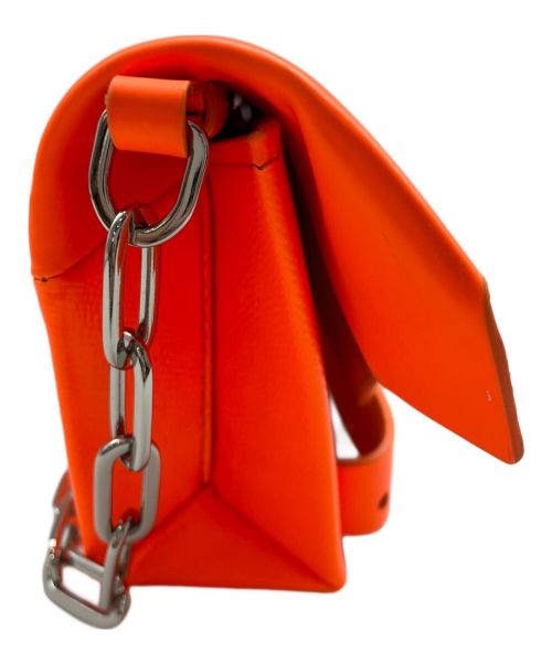 Maison Margiela（メゾンマルジェラ）Maison Margiela (メゾンマルジェラ) チェーンショルダーバッグ オレンジの古着・服飾アイテム