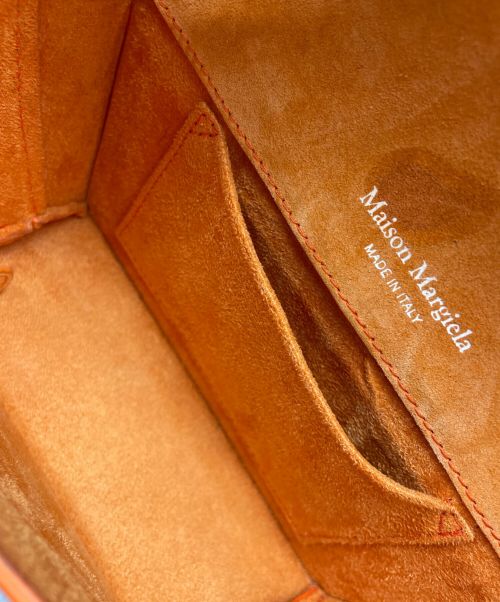 Maison Margiela（メゾンマルジェラ）Maison Margiela (メゾンマルジェラ) チェーンショルダーバッグ オレンジの古着・服飾アイテム