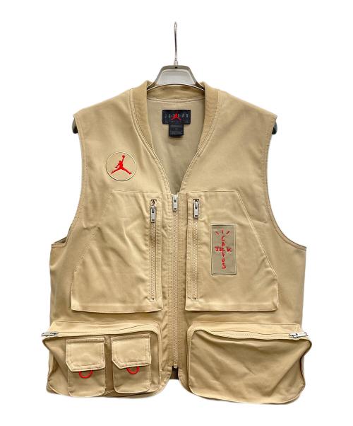 NIKE（ナイキ）NIKE (ナイキ) Travis Scott CACTUS JACK (トラヴィス・スコット カクタスジャック) Utility Vest ベージュ サイズ:Lの古着・服飾アイテム