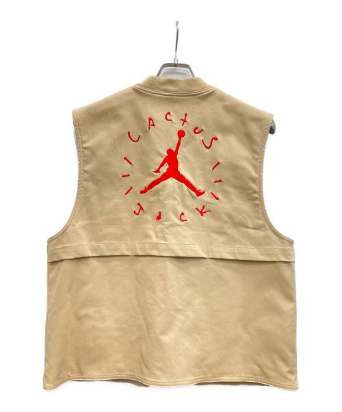 NIKE（ナイキ）NIKE (ナイキ) Travis Scott CACTUS JACK (トラヴィス・スコット カクタスジャック) Utility Vest ベージュ サイズ:Lの古着・服飾アイテム