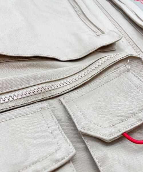 NIKE（ナイキ）NIKE (ナイキ) Travis Scott CACTUS JACK (トラヴィス・スコット カクタスジャック) Utility Vest ベージュ サイズ:Lの古着・服飾アイテム