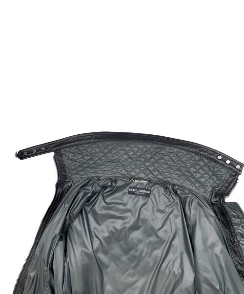 DOLCE & GABBANA（ドルチェ＆ガッバーナ）DOLCE & GABBANA (ドルチェ＆ガッバーナ) キルティングジャケット グレー サイズ:38の古着・服飾アイテム