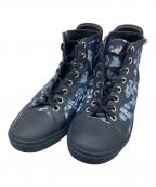 LOUIS VUITTONルイ ヴィトン）の古着「ハイカットスニーカー」｜ネイビー