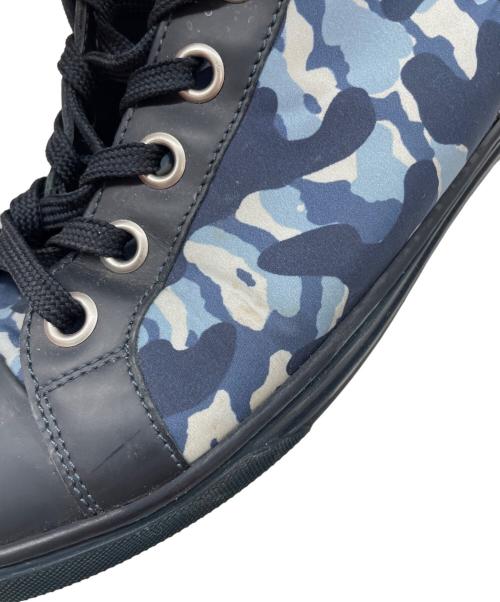 LOUIS VUITTON（ルイ ヴィトン）LOUIS VUITTON (ルイ ヴィトン) ハイカットスニーカー ネイビー サイズ:7の古着・服飾アイテム