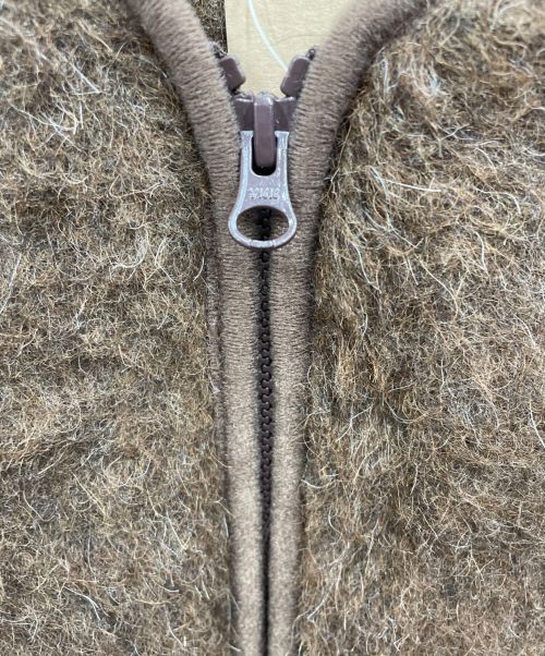 RELUME（レリューム）RELUME (レリューム) ウールベスト ブラウン サイズ:Lの古着・服飾アイテム