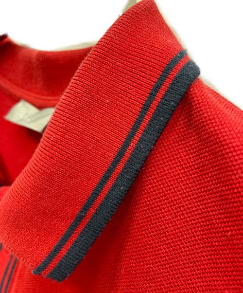Dior（ディオール）Dior (ディオール) ポロシャツ レッド サイズ:46の古着・服飾アイテム