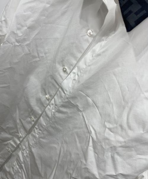 FENDI（フェンディ）FENDI (フェンディ) クレリックシャツ ホワイト サイズ:39の古着・服飾アイテム