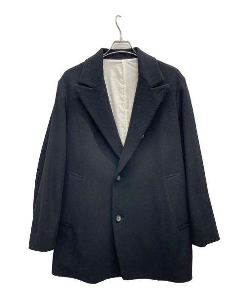 mb（エムビー）mb (エムビー) ハイエンド尾州ウールチェスターコート ブラック サイズ:Sの古着・服飾アイテム