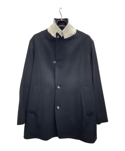 mb（エムビー）mb (エムビー) ハイエンド尾州ウールチェスターコート ブラック サイズ:Sの古着・服飾アイテム